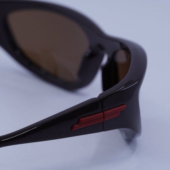 Bottega Veneta BV1184S 002 Sunglasses Brown Rectangle Frame, Brown Lenses - Picture 5 of 11